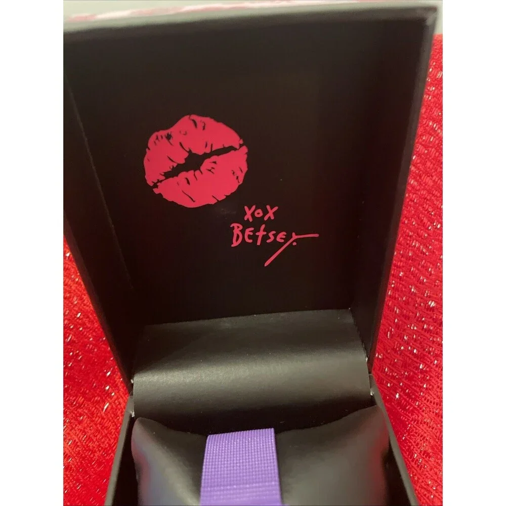 Betsey Johnson Purple Watch NIB!